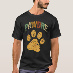 Herren Hund Papa Pawdre Katze Papa Outfit Haustier T-Shirt