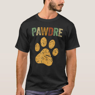 Herren Hund Papa Pawdre Katze Papa Outfit Haustier T-Shirt