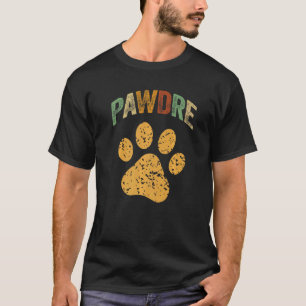 Herren Hund Papa Pawdre Katzenpapa Outfit Haustier T-Shirt