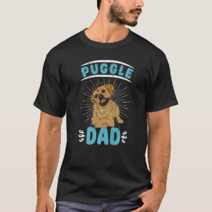 Herren Hund Puggle Vater Hundebesitzer Vatertag Ti T-Shirt