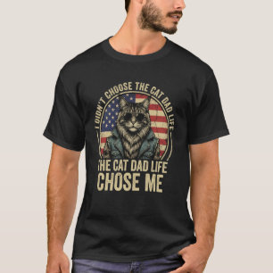 Herren Ich habe nicht das Katzen-Vater-Leben gewäh T-Shirt