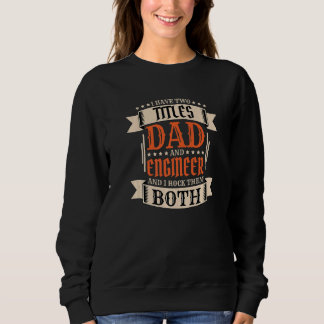 Herren Ingenieur Vater und Beruf Ingenieur Vater Sweatshirt