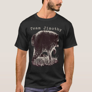 Herren Jimothy Waschbär Lustiger Müll Panda Team T-Shirt
