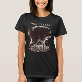 Herren Jimothy Waschbär Lustiger Müll Panda Team T-Shirt
