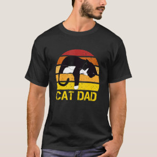 Herren Katze Papa für Katze Vatertagsfeier T-Shirt