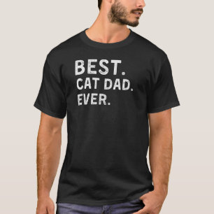 Herren Katzenbesitzer Mit Slogan Bester Katzenvate T-Shirt