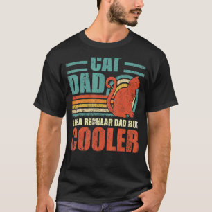 Herren Katzenpapa wie ein normaler Papa, aber cool T-Shirt