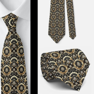 Herren Krawatte   Art Deco Faux Diamant Halsbinden