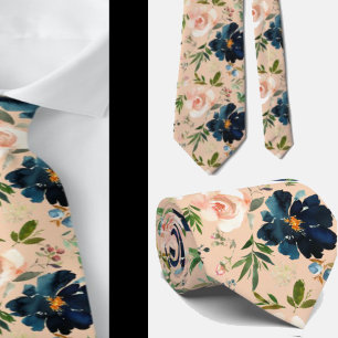 Herren Krawatte Blumenhalsband für Hochzeit und