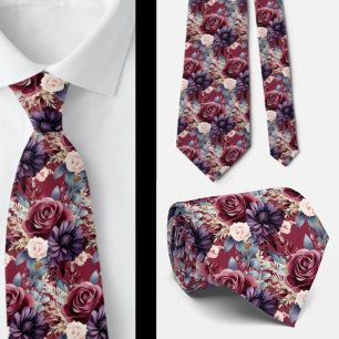 Herren Krawatte Blumenhalsband für Hochzeit und