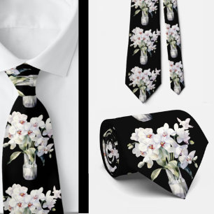 Herren Krawatte   Blumenhalsband für Hochzeit und 