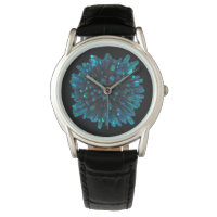 *~* Herren Kristallkugel Metallic Blau Aquamarin