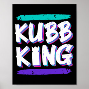 Herren Kubb King Viking Schach Pro King Viking Sch Poster