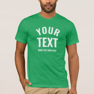Herren Kurzarm Modern Elegant Kelly Grün Bestes T-Shirt