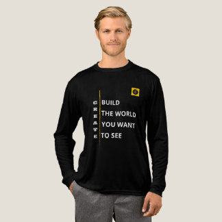 Herren Langarm T-Shirt - Create Vibe Tri-Blend Shirt