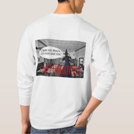 Herren langen Ärmel T glücklich halloween KatzenHe T-Shirt
