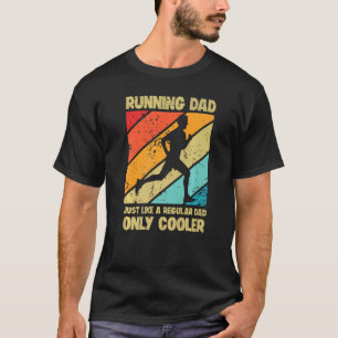 Herren Laufend Für Männer Papa Vintage Marathon Lä T-Shirt