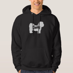 Herren Lhasa Apso Daddy Hund Besitzer Papa Väter V Hoodie