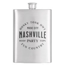 Herren Liquor Country Western Steel Classic Flask