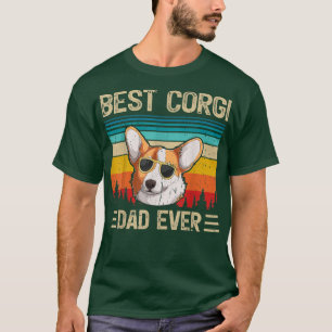 Herren Lustig Vintage Retro Bester Corgi-Vater All T-Shirt