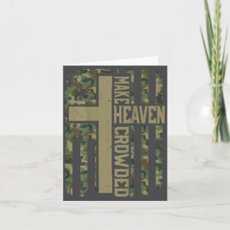 Herren-Make-Heaven-Crowded-Camo-christlich-patriot Karte