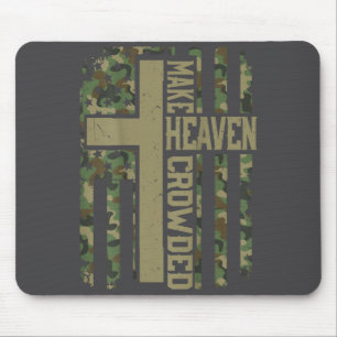 Herren-Make-Heaven-überfüllte-Camo-christlich-patr Mousepad