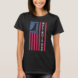 Herren Malinois Vater Belgischer Schäferhund Ameri T-Shirt
