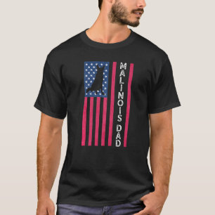 Herren Malinois Vater Belgischer Schäferhund Ameri T-Shirt