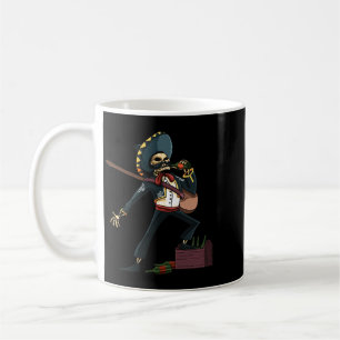 Herren Mariachi Skelett Sombrero Dia De Los Muerto Kaffeetasse