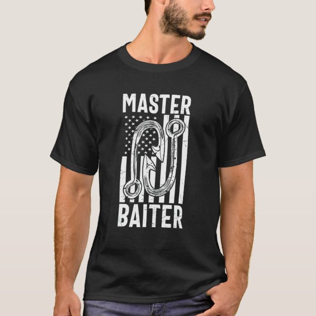 Herren Master Baiter Angeln T-Shirt (Vorderseite)