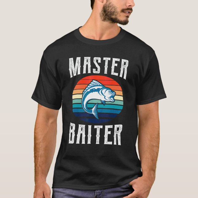 Herren Master Köderfischer Angeln T-Shirt (Vorderseite)