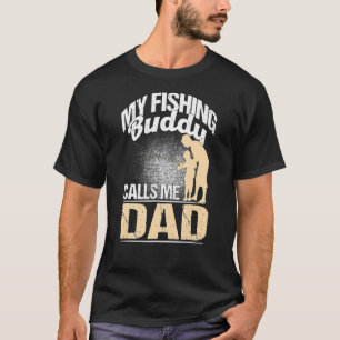 Herren Mein Anglerkumpel Nennt Mich Papa Angler Fe T-Shirt