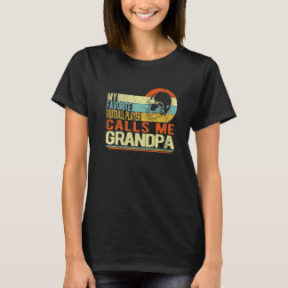 Herren Mein Lieblingsfußballspieler nennt mich Opa T-Shirt