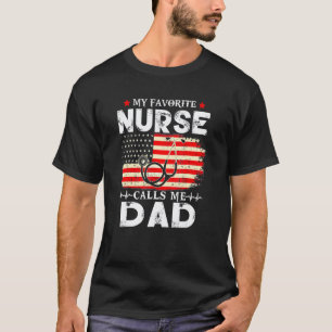 Herren Mein Lieblingskrankenschwester Nennt Mich D T-Shirt