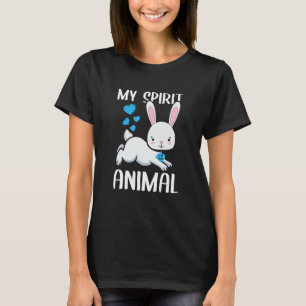 Herren Mein Spirit Animal Kaninchen Ich Liebe Papa T-Shirt