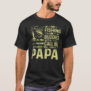 Herren Meine Angelkollegen Nennen Mich Papa Usa Pa T-Shirt