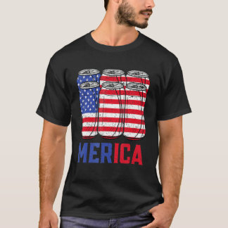 Herren Merica 4. Juli Patriotische Amerikanische F T-Shirt