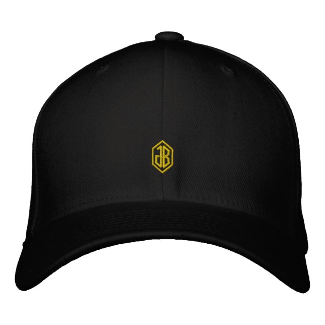Herren-Monogramm  Bestickte Baseballkappe (Vorderseite)