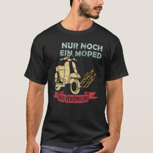 Herren-Moped 2-Takt Auch Ein Moped für Vintage-Fan T-Shirt