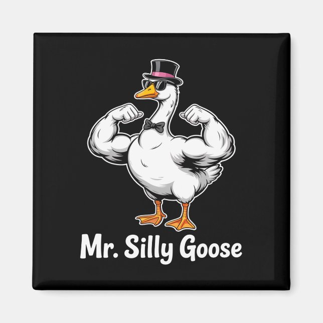 Herren Mr Silly Goose Bridge wird Hochzeitsfeier Magnet (Vorne)