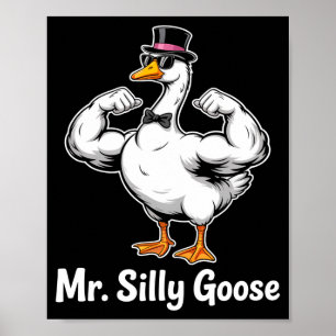 Herren Mr Silly Goose Bridge wird Hochzeitsfeier Poster