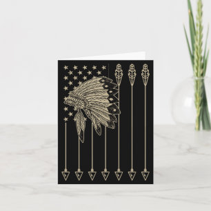 Herren Native American Flagge für Native Americans Karte