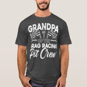 Herren Opa der Drag-Racing-Pit-Crew-Klammer T-Shirt