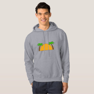 Herren-Palmbaum-Shirt Hoodie