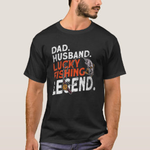 Herren Papa Ehemann Glücklicher Angellegende Ange T-Shirt