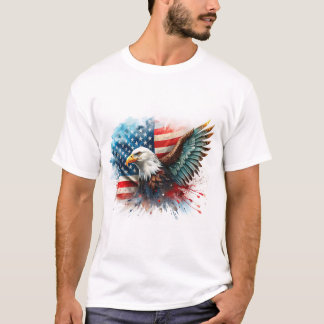 Herren-Patriotismus-T-Shirt in Größe L T-Shirt
