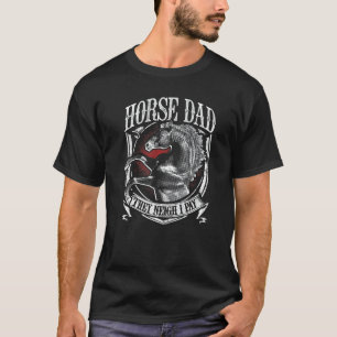 Herren Pferd Vater Sie Wiehern Ich Zahle Reitsport T-Shirt