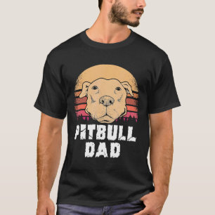 Herren Pitbull Vater Hund American Pitbull Terrier T-Shirt