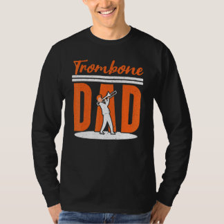 Herren Posaune Vater Posaunist Musiker Instrumenta T-Shirt