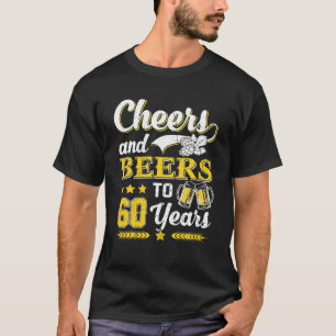 Herren Prost und Bier zum 60. Geburtstag Geschenk T-Shirt